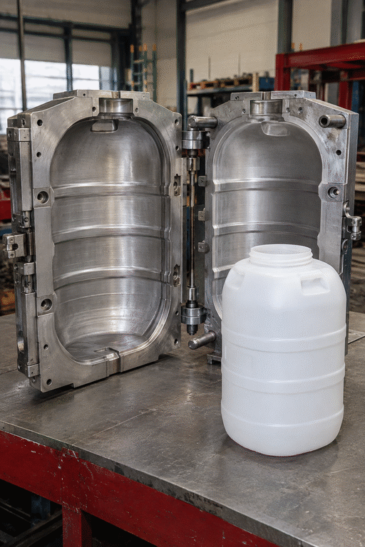 Καλούπι rotational molding με κοίλο δοχείο πολυαιθυλενίου